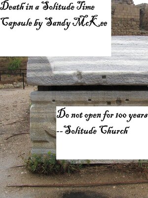 cover image of Death in a Solitude Time Capsule